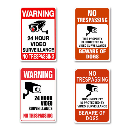 Panneaux de caméra de vidéosurveillance d'extérieur,-Style C 1
