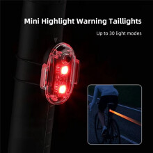 Bicycle Taillight Rechargerable Motorcycle Flash Light Waterproof Night Riding Warning Light Safe LED Cycling Light