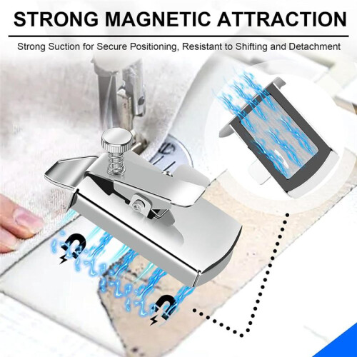 Magnetic Seam Guide, Multifunctional Seam Guide, Universal Sewing Machine Accessory, Suitable for All Sewing Machines 1