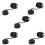 5PCS Panel Mounting RJ45 Waterproof Connector Ethernet LAN Cable Connector Double  Adapter with Dust Cap 1