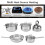 Stainless Steel Cookware Set 3562g Rustproof & Stickproof Pans 5