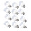 12PCS Mini USB Plug Lamp 5V Super Bright Eye Protection Book Light Computer Mobile Power Charging USB Small LED Light,C 1