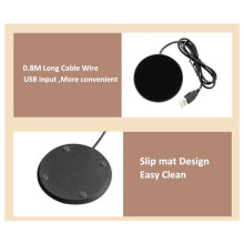 Coffee Cup Heating Glass, USB Heating Bearing Electric Heating Milk Thermostatic Water for  5V Office Desk House