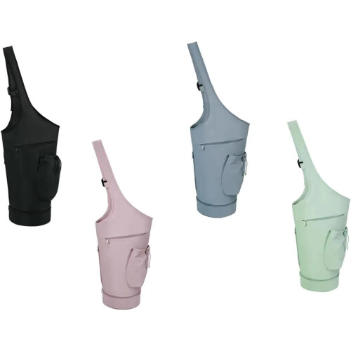 Yoga mat holder bag with adjustable shoulder strap (Green) 1