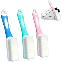 Soft Bristle Shoe Cleaning Brush Gentle on Leather and Fabric, Ideal for Home Footwear Care