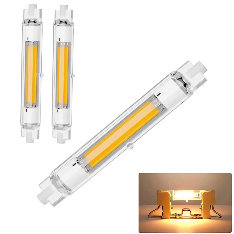 R7s Led 118Mm Dimmable 30W Replacement For 300W Halogen Rod, Warm 3000K, Pack Of 2 White 9001264653675