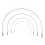Short Square Knitting Needle Circular Knitting Needle Set Size 6