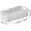 2 Pack Stackable Plastic Storage Drawers Retractable Organizer Boxes for Closet Kitchen (White) 5