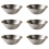 Bol de collations de Restaurant en acier inoxydable,-argent L 1