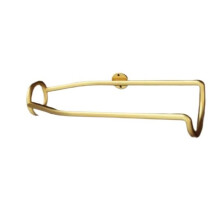 Wall Mounted Wine Rack Metal Shelf for Beer Champagne Storage Display Golden