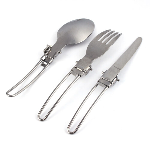 Υλικό ποιότητας τροφίμων για ασφαλές φαγητό, φορητά σκεύη κατασκήνωσης με 1