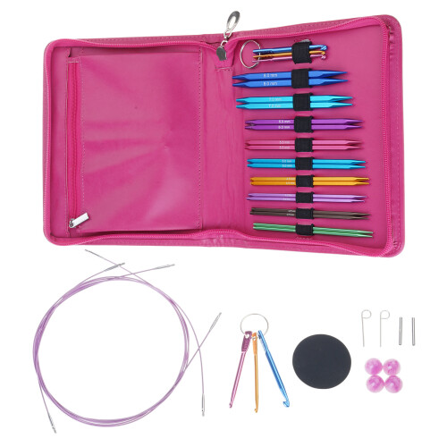 9Pairs 3.5mm-8mm Interchangeable Circular-Square needle set 11