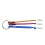 9Pairs 3.5mm-8mm Interchangeable Circular-Square needle set 11 5