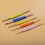 5 Pcs Crochet Hooks Set with Handles Double Head Knitting Needle 6