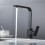 Kitchen Faucet with Ceramic Valve Core, Hot and Cold Mixer Tap, Slow-Close Technology, Solid Brass Construction for Enhanced Durability 4