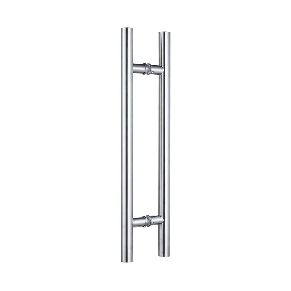 Ladder Style 32' Push Pull Door Handle, 304 Stainless Steel, Brushed Nickel, Double Sided For Barn, Shower, Commercial Entrance Doors, 600Mm Ctc 9119770457141