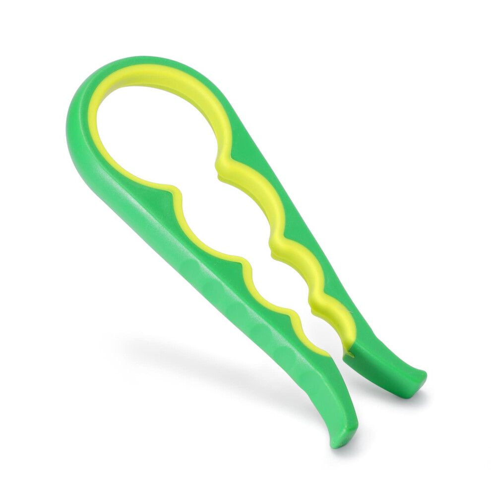 Green Jar Opener And Bottle Opener For Kids, Seniors And Arthritis Hands, NonâSlip Grip