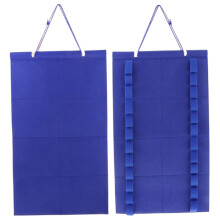 Karate Belt Display Rack, Taekwondo Belt Display Holder, 12 Martial Arts/Taekwondo with Hanging Loop for Vinyl Roll More, Blue