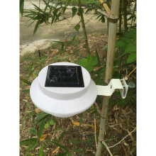 Luci solari per grondaie, struttura in resistente materiale ABS per tutte le condizioni atmosferiche, luci LED super luminose per illuminare il tuo