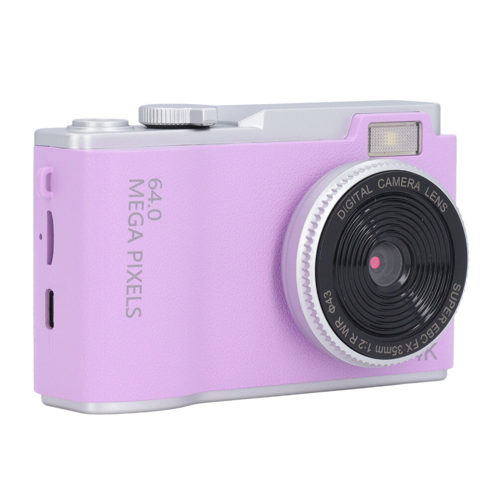 Travel Digital Camera 48Mp 1080P 2.4 Inch Screen 16X Zoom Selfie Camera Purple 6901364781335