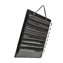 Fashion Martial Arts Accessory Stand Elegant Belt Medal Display Rack Fits 8 Belts Black
