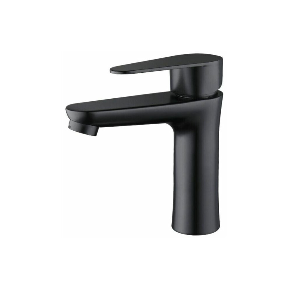 Elevate Your Bathroom With A Durable, Rust-Resistant Stainless Steel Sink Faucet, Perfect For Modern Decor, Matte Black Finish Ensures Timeless Appeal 9466005070737