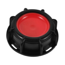 IBC Tank Lid Adapter 56mm Black Plastic Screw Cover with LeakProof Seal for IBC Containers