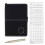 Θήκη καρτών βαθμολογίας γκολφ Legal Pad με υλικό PU Soft-Touch και τσέπες καρτών για 1