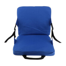 Coussin de siège multifonctionnel avec dossier, coussin de siège portable pour stade, offrant confort et soutien en extérieur, en tissu Oxford