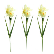 Real Touch Artificial Irises Lifelike Faux Flowers For Home Decor Wedding Centerpieces Customizable Arrangements Long Lasting Purple Blue Yellow Fresh