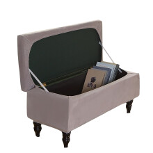 Ottoman cover, stretch, storage, ottoman, bench, slipcover, footrest, stool, jacquard, foldable storage bench