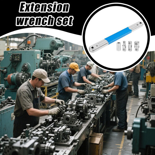 Narrow range extension, socket wrench extension, multifunctional narrow offset wrench 1