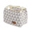 Bolsa térmica reutilizável para almoço, com características práticas e convenientes. Tecido elegante e estampa triangular multicolorida, ideal 4
