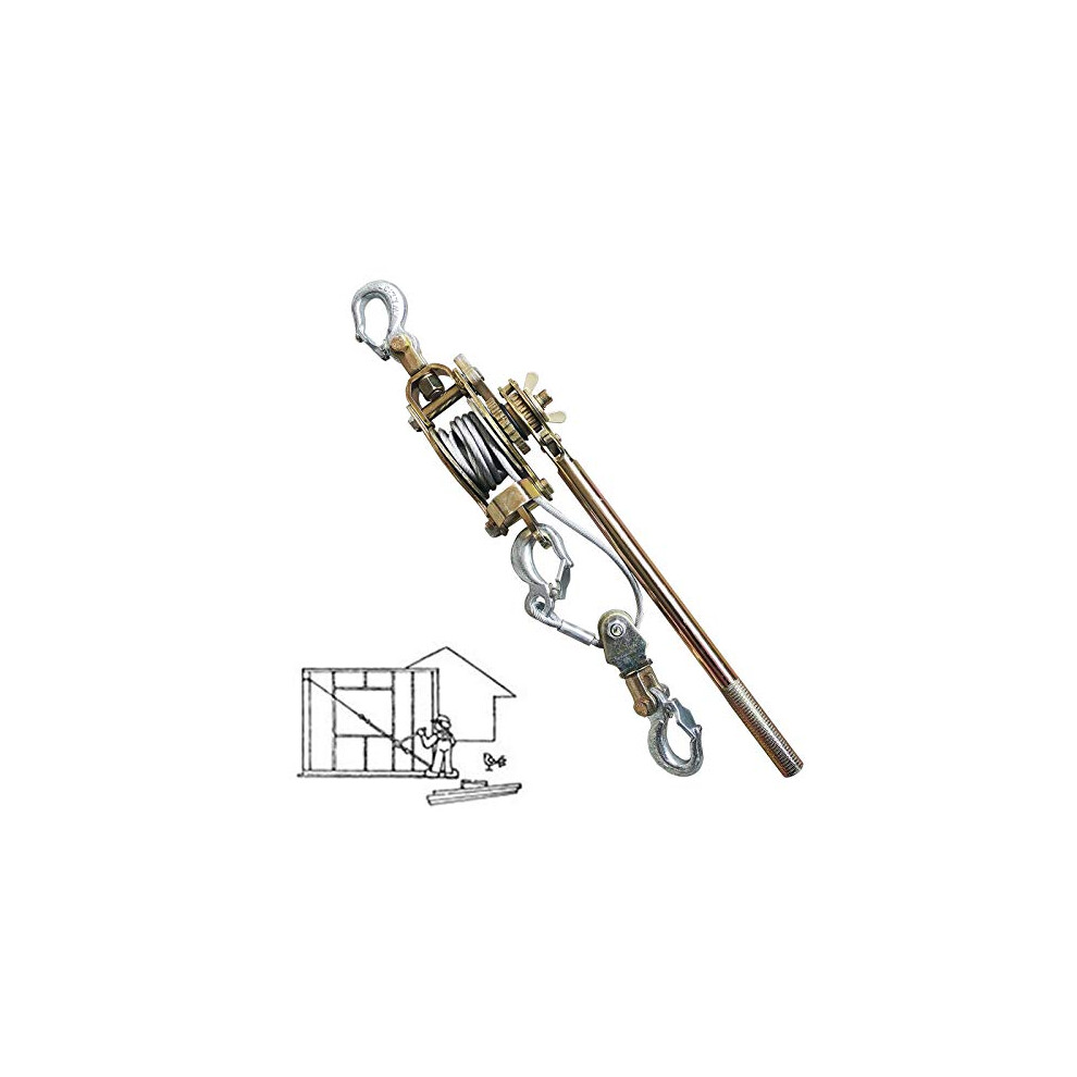 Cable Puller, Hand Winch With Ratchet, 3 Tons, Portable, For Moving And Positioning Heavy Equipment, Made Of Alloy Steel, Strong And Durable. 9119770458025