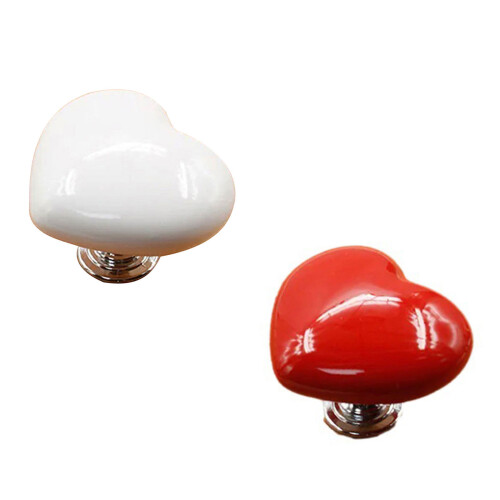 Convenient Toilet Press Button Water Press Flush-Red  And White
