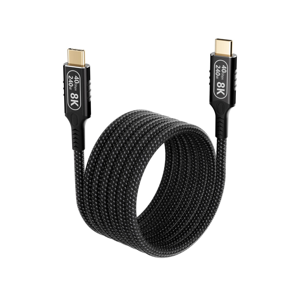 Usbc To Usbc Cable, 40Gbps, 240W Charging, 8K Video, Thunderbolt 3/4 9001264656072