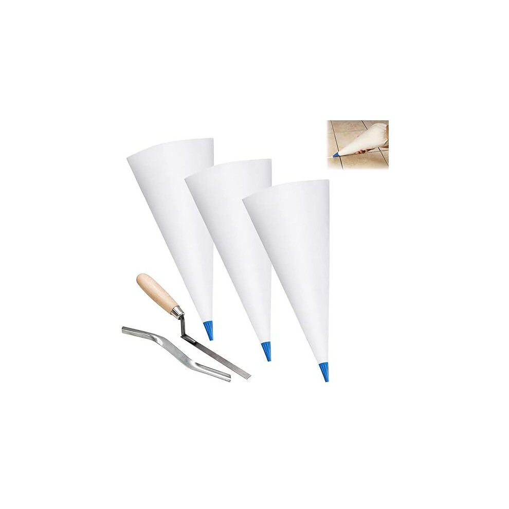 Leather Tile Grout Bag And Floor Tile Cement Grout Bag Set Including Tools 1 5008878048167