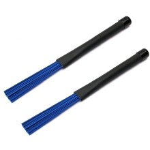 Drum Brushes Retractable Nylon Sticks Set of 2 for Cajon Jazz Acoustic Rock Band