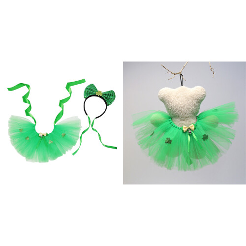 Costume de jour StPatrick pour chien de compagnie, accessoires-1 2