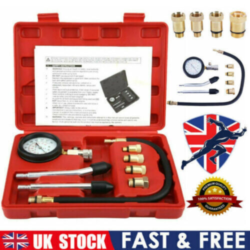 Car Compression Test Gauge Kit Set
