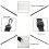 Target strike zone for baseball net, softball, adjustable pitching target for 7X7 net, central target only, strike zone 2