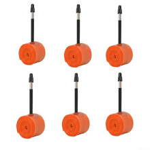 For bicycle inner tube made of T, ultralightweight and durable design, perfectly suitable for various tire sizes on your road bike, 6 pieces FV65.