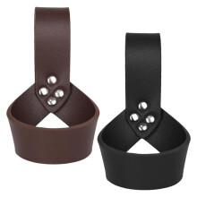 2 pieces belt stand, broadsword belt, sword belt stand, adjustable sword sheath made of leather, retro belt stand with sword buckle Ref: 6021