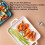 Ceramic Baking Dish with Double Handles, Rectangular Oven Safe Pan for Lasagna and Casserole, Blue 3