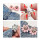 Bouton de jeans réglable Boutons de jeans à fleurs-8 5