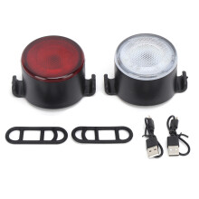 Luz trasera LED brillante para bicicleta con batería recargable por USB de larga duración, múltiples modos de luz, amplio ángulo de haz,