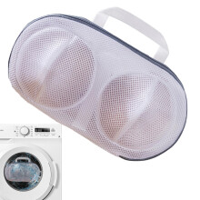 Washing bag bras – mesh fabric underwear bag zipper, prevents deformation tangling Secure bra laundry protection