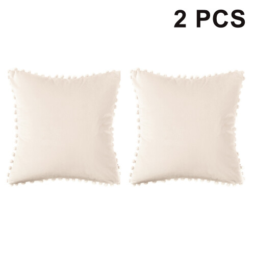 Cozy Soft Material Square Throw Pillow Covers: Decorative And Durable