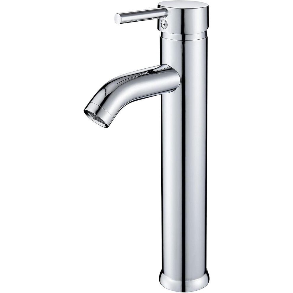 Corrosion Resistant Bathroom Faucet, Easy To Clean Sink Faucet, Solid Brass Construction With High Precision Surface Treatment, Waterfall Stream, Euro 9466005080620