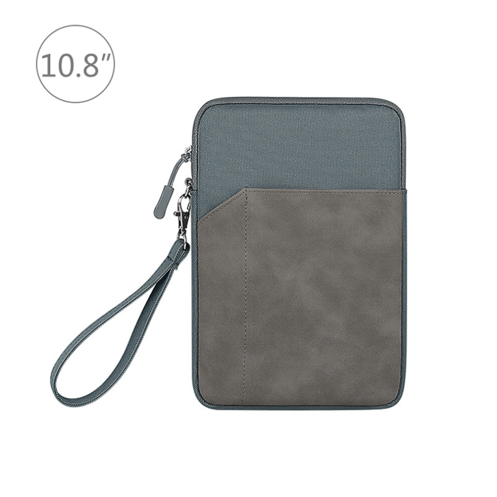 Padded Waterproof Tablet Bag For 7.9-10.8 Inch, Light Gray & Pink 5091364781945